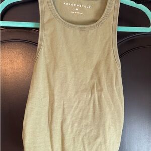 Aeropostale Women's Khaki Tank Top